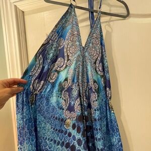NWOT Beachy halter dress from Santorini Greece